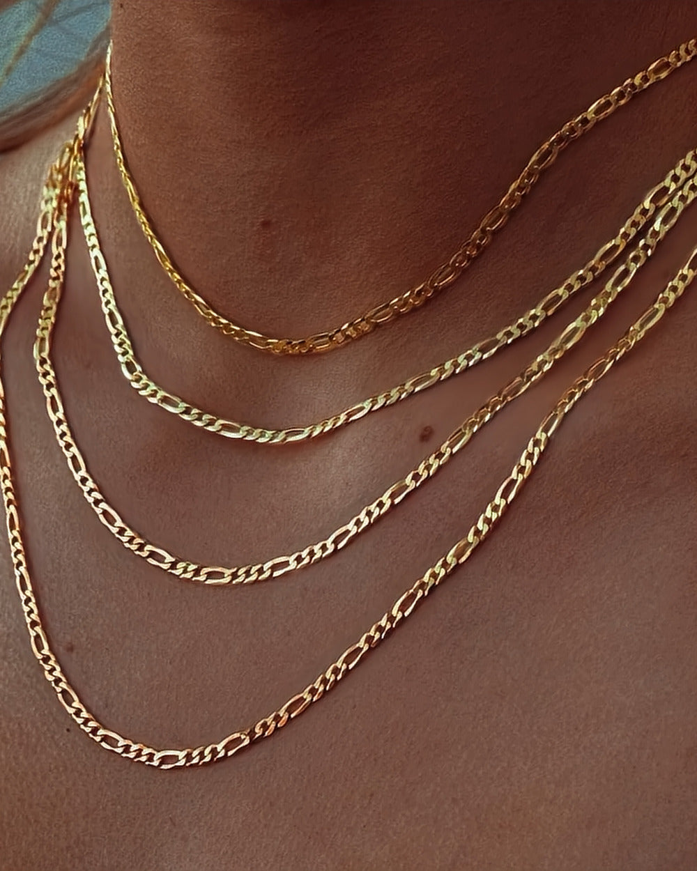 Gold Layered Chain Necklace