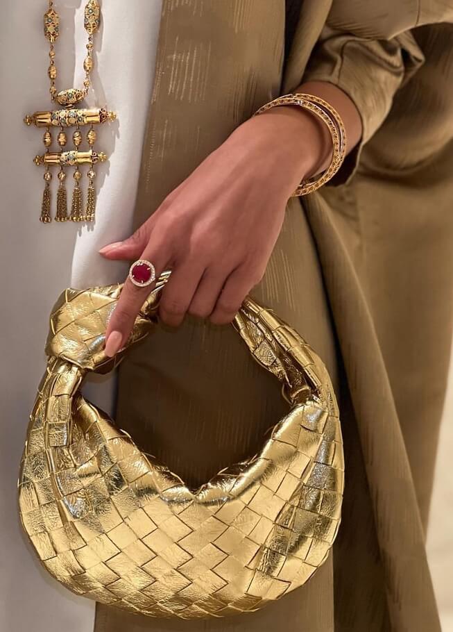 Woven Knot Handbag