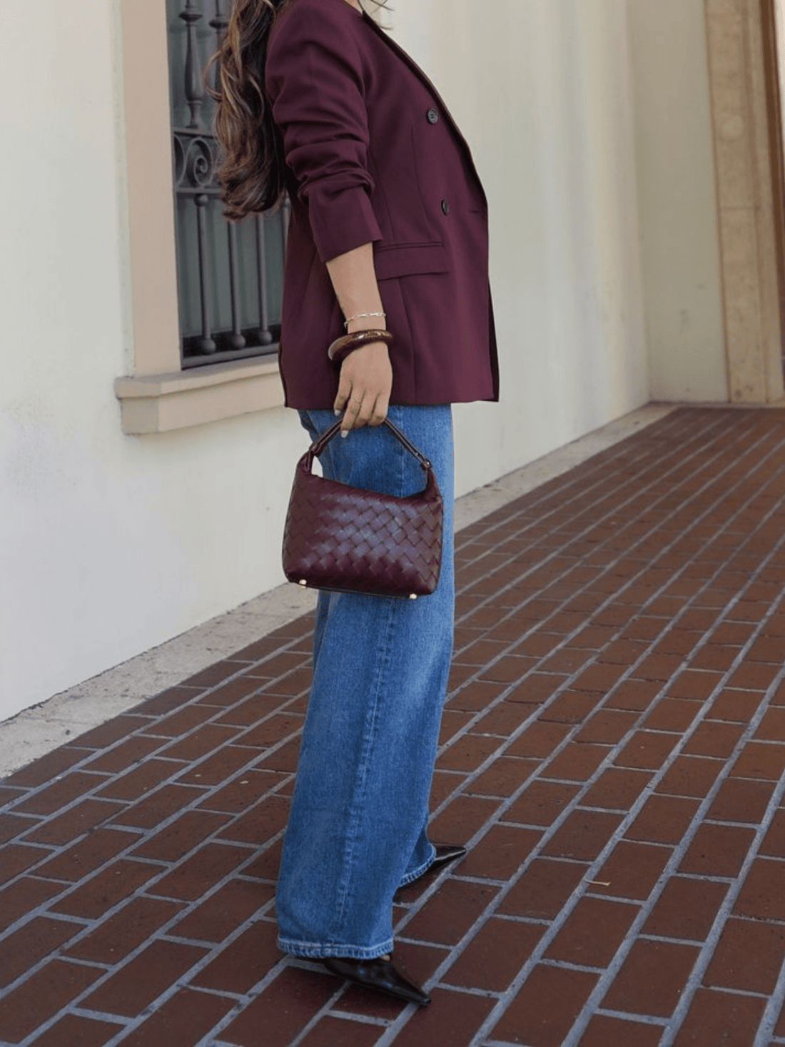 Mini Woven Top-Handle Bag
