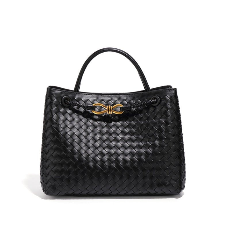 Woven Top-Handle Bag