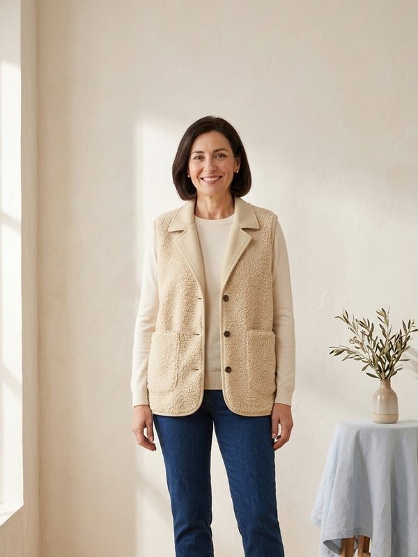 Sherpa Fleece Waistcoat