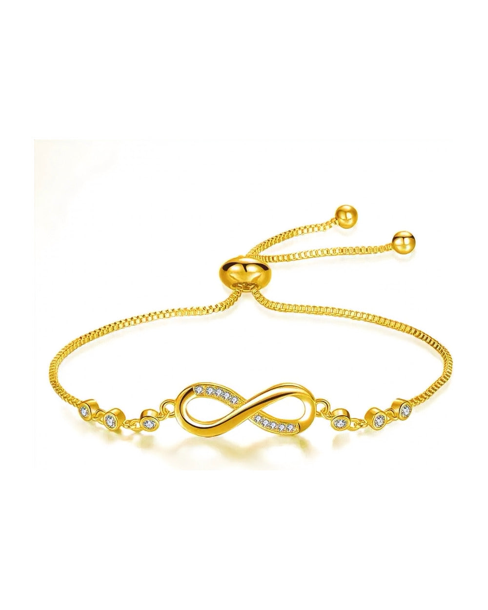 Infinity Rose Gold Adjustable Bracelet