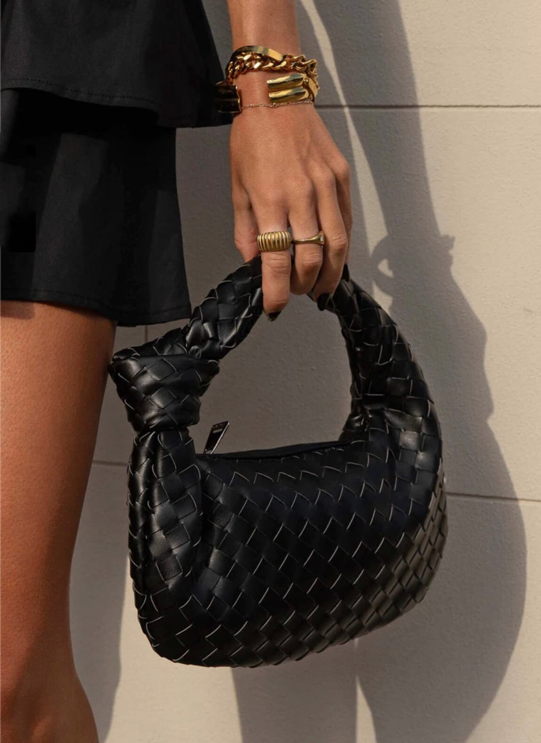 Woven Knot Handbag