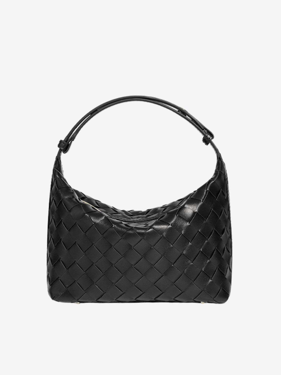 Mini Woven Top-Handle Bag