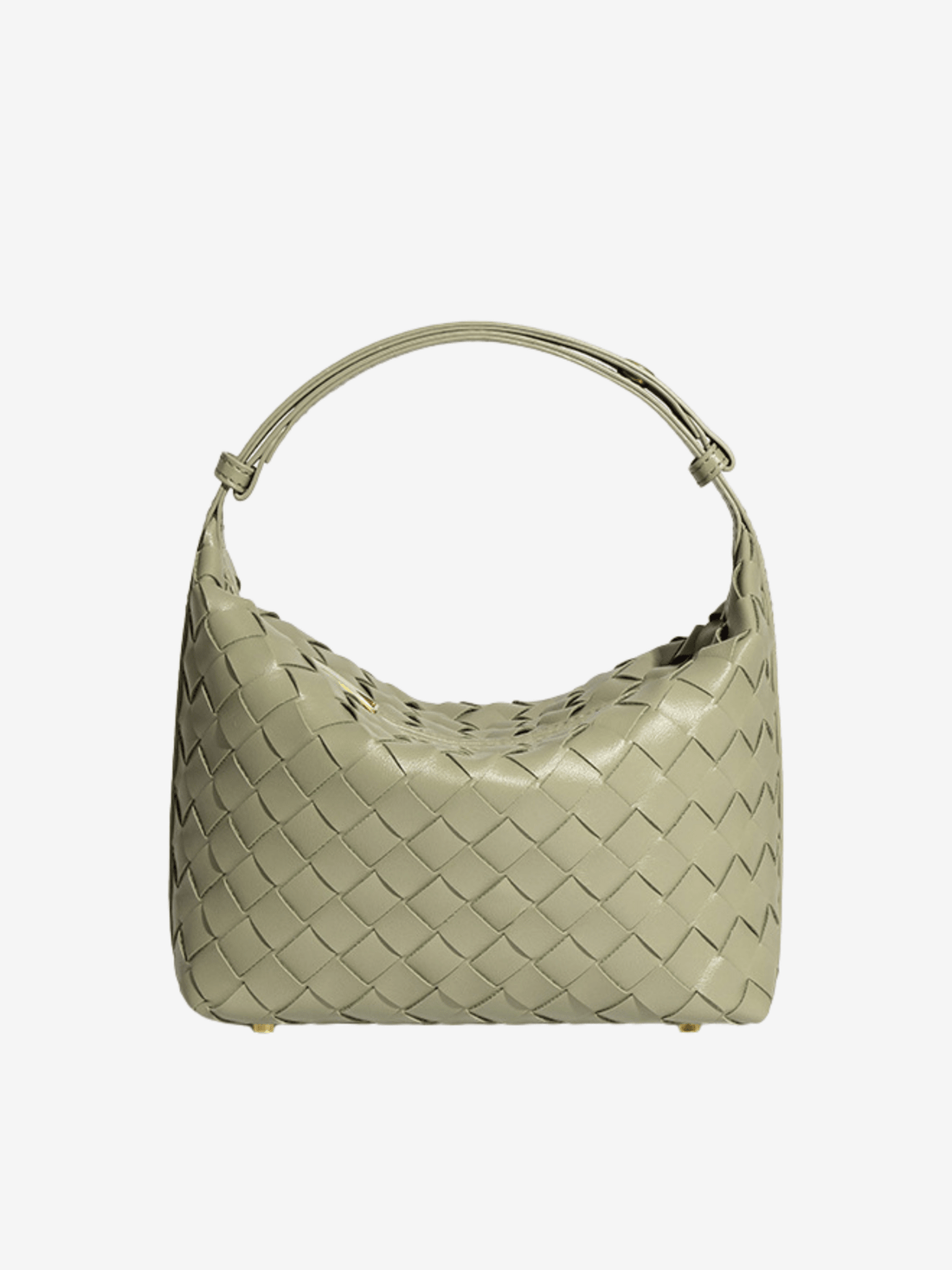 Mini Woven Top-Handle Bag