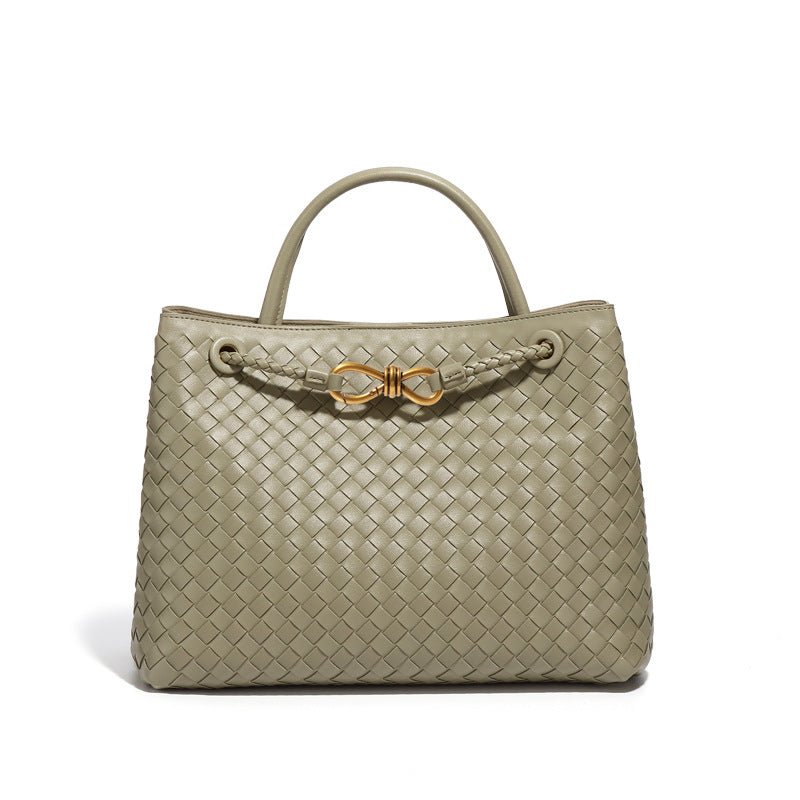 Woven Top-Handle Bag