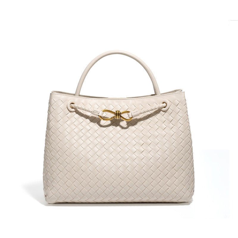 Woven Top-Handle Bag