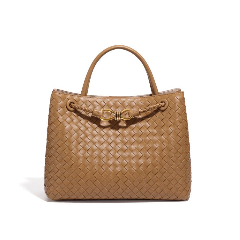 Woven Top-Handle Bag