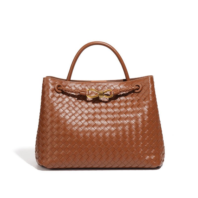 Woven Top-Handle Bag