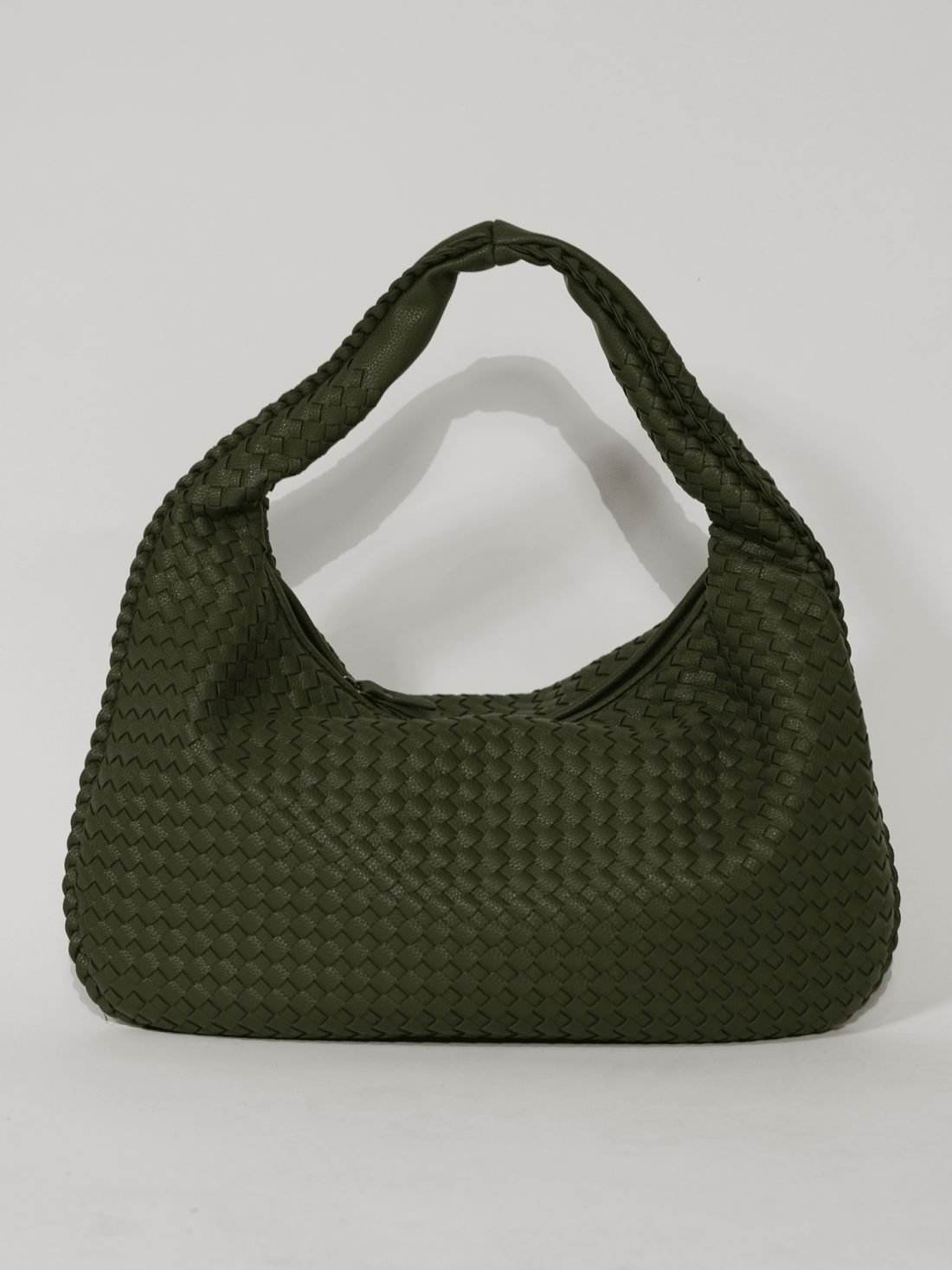 Woven Hobo Shoulder Bag