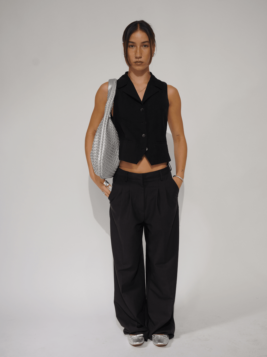 Woven Hobo Shoulder Bag